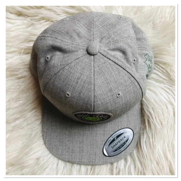 REI Coop Graphic Hat Gray Fresh Tracks Leadership Front Patch Snap Back One Size - Picture 6 of 8